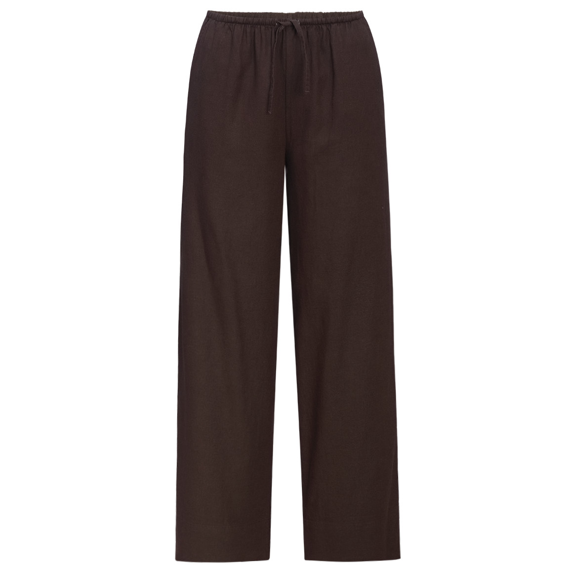 Damen Leinen-Hose mit weitem Bein
