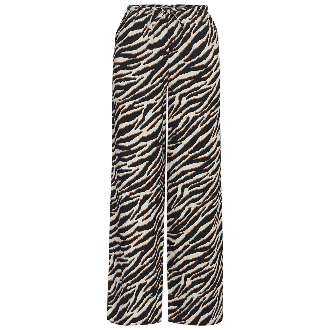 Damen Leinen-Hose mit weitem Bein