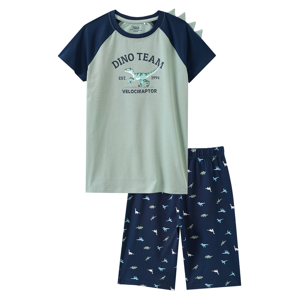 Jungen Shorty mit Dino-Motiven