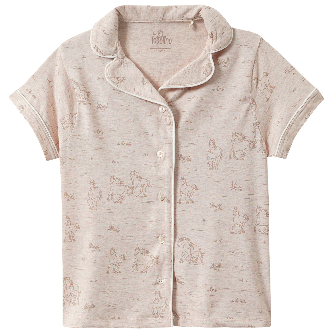 Mädchen Shorty mit Pferde-Allover