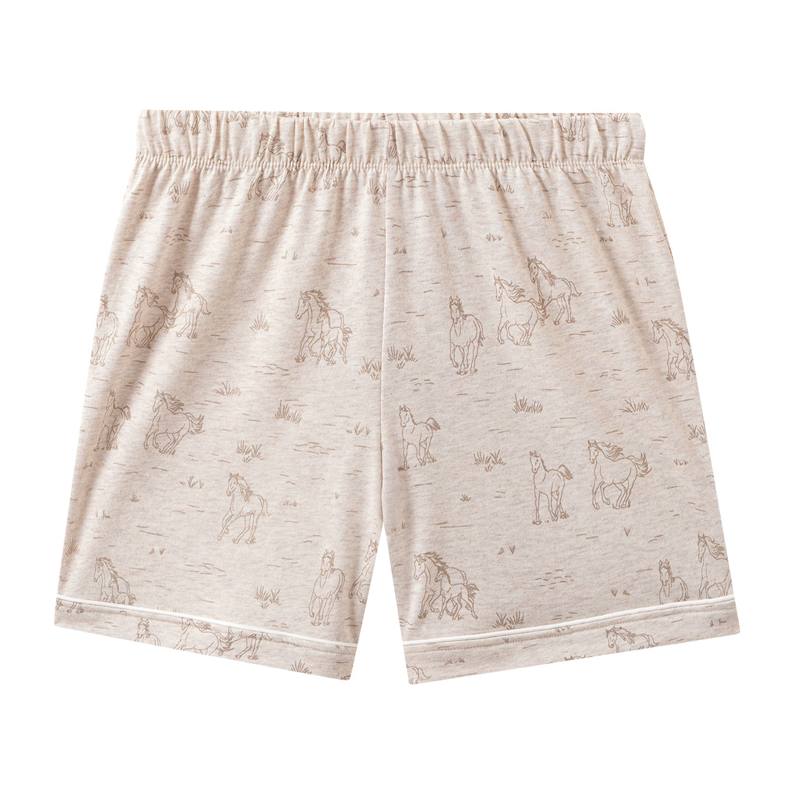 Mädchen Shorty mit Pferde-Motiven
