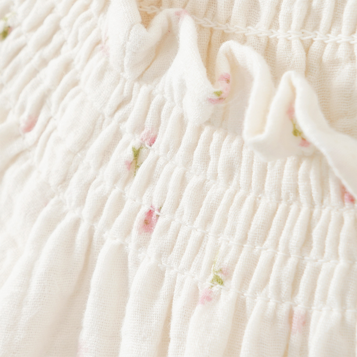 Mädchen Musselin-Shorty mit Blümchen-Print