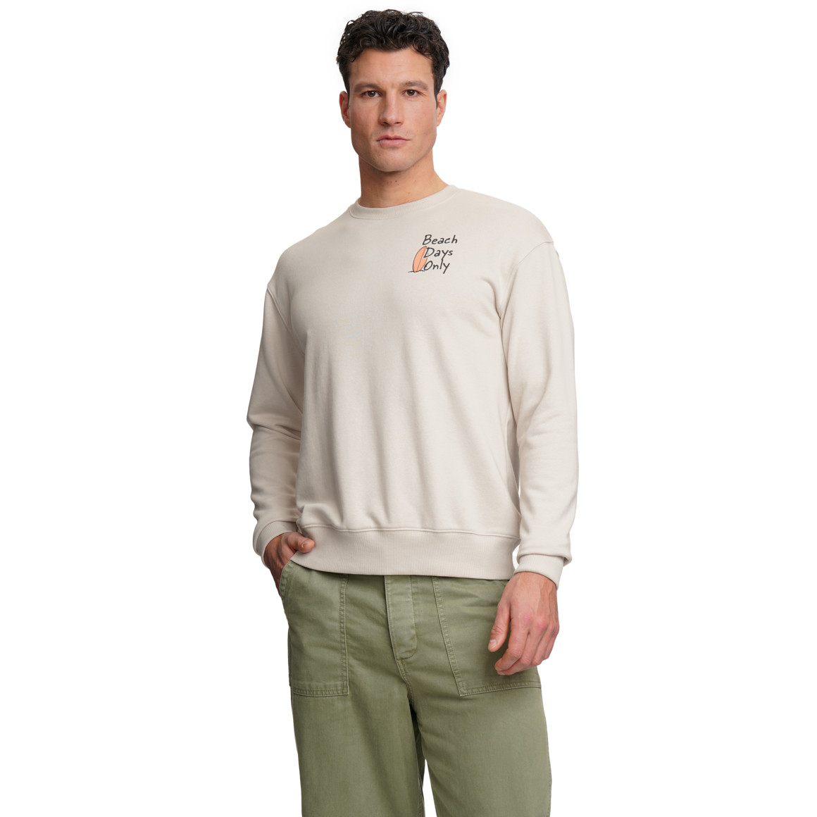 Herren Sweatshirt mit Rücken-Print