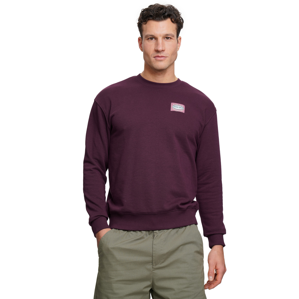 Herren Sweatshirt mit Rücken-Print