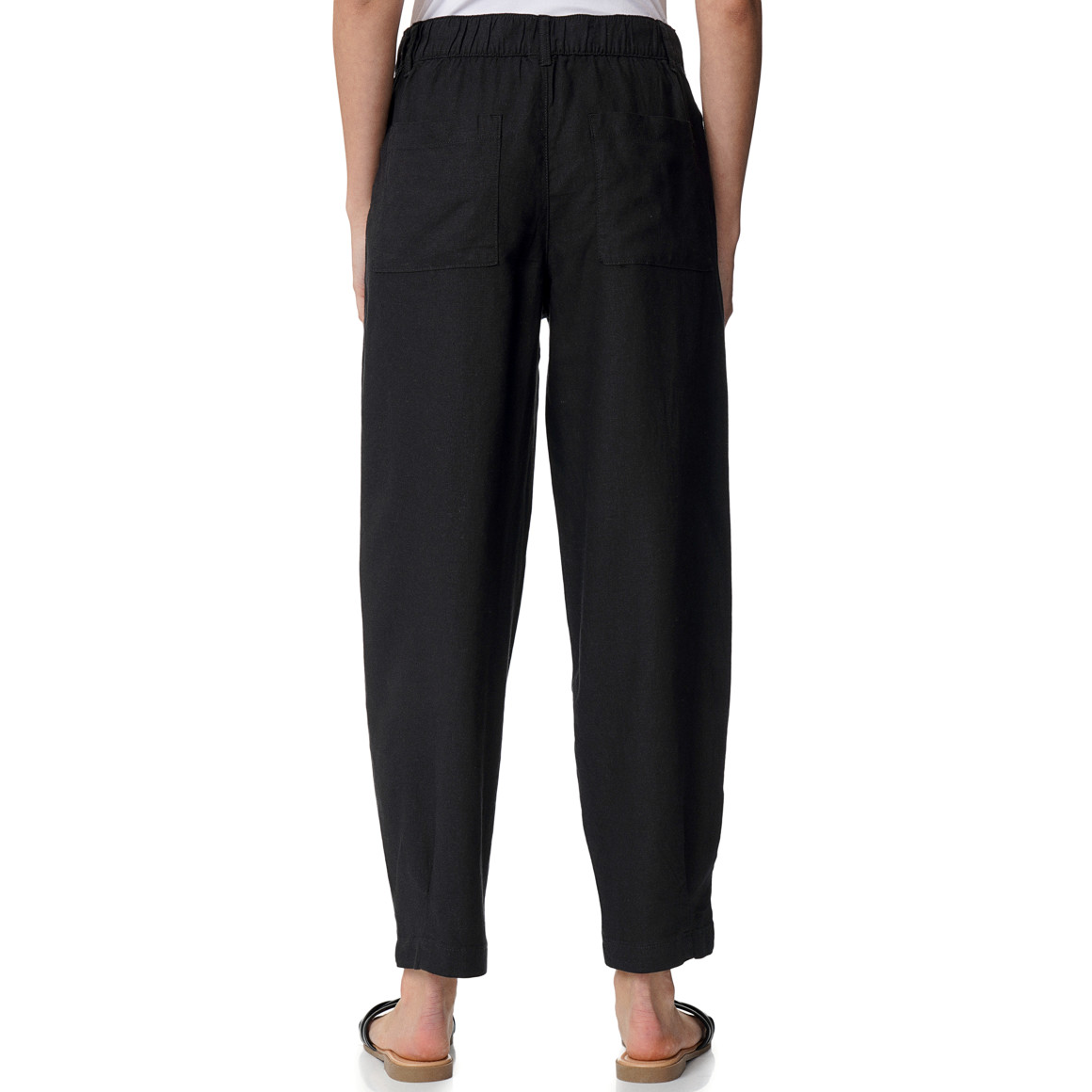 Damen Leinen-Hose in Uni