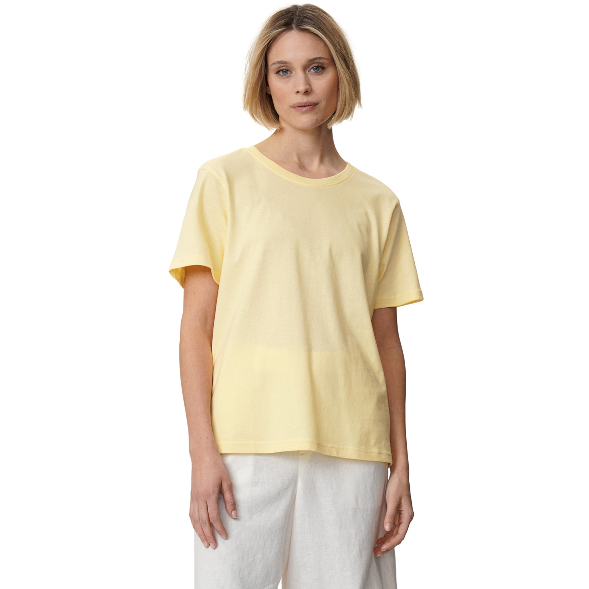 Damen T-Shirt mit Leinen