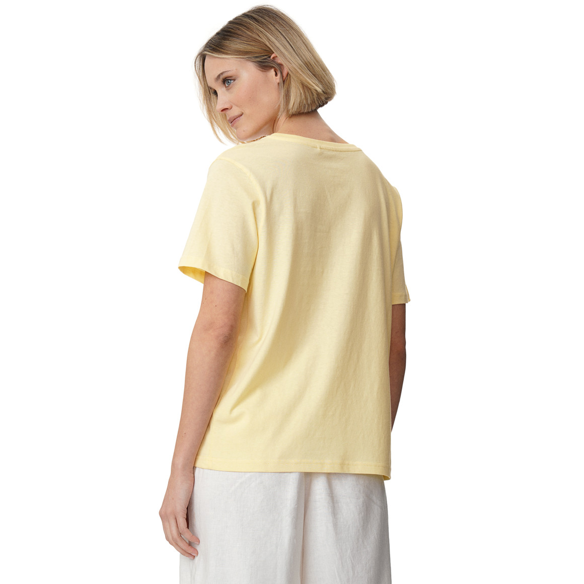 Damen T-Shirt mit Leinen