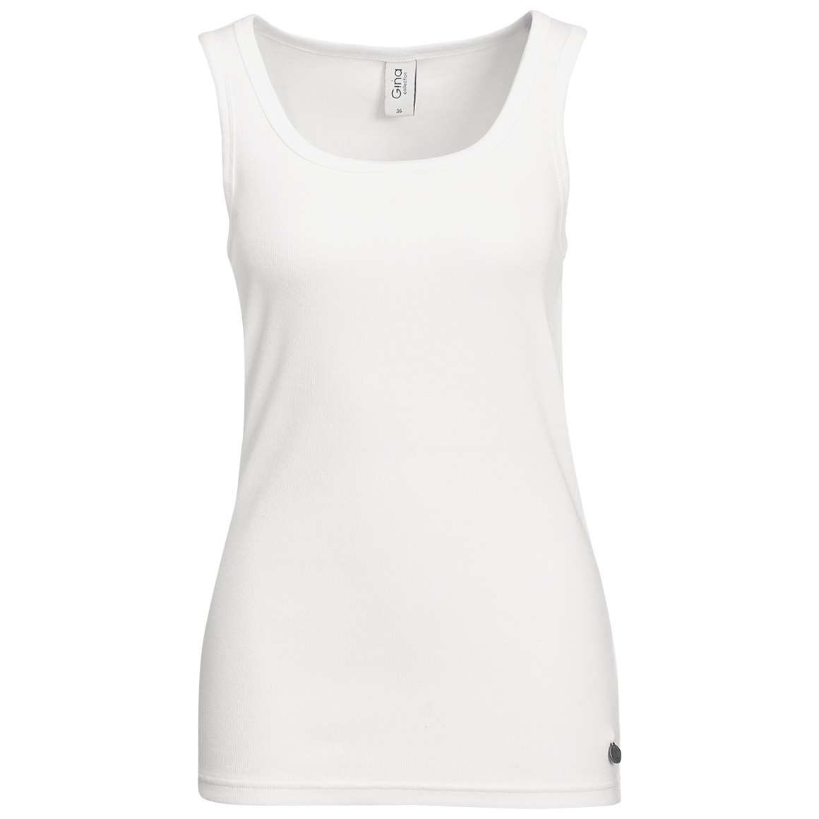 Damen Top aus Feinripp