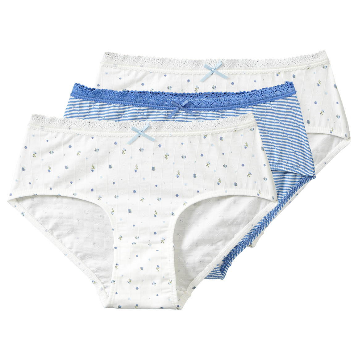 3 Mädchen Pantys mit Bio-Baumwolle