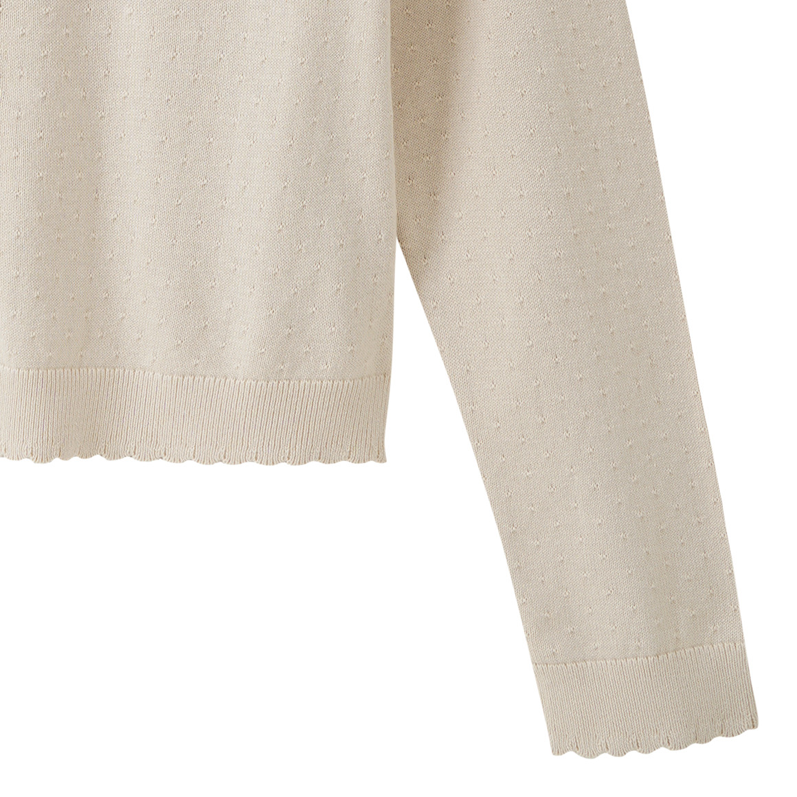 Mädchen Strickjacke mit Ajour-Muster