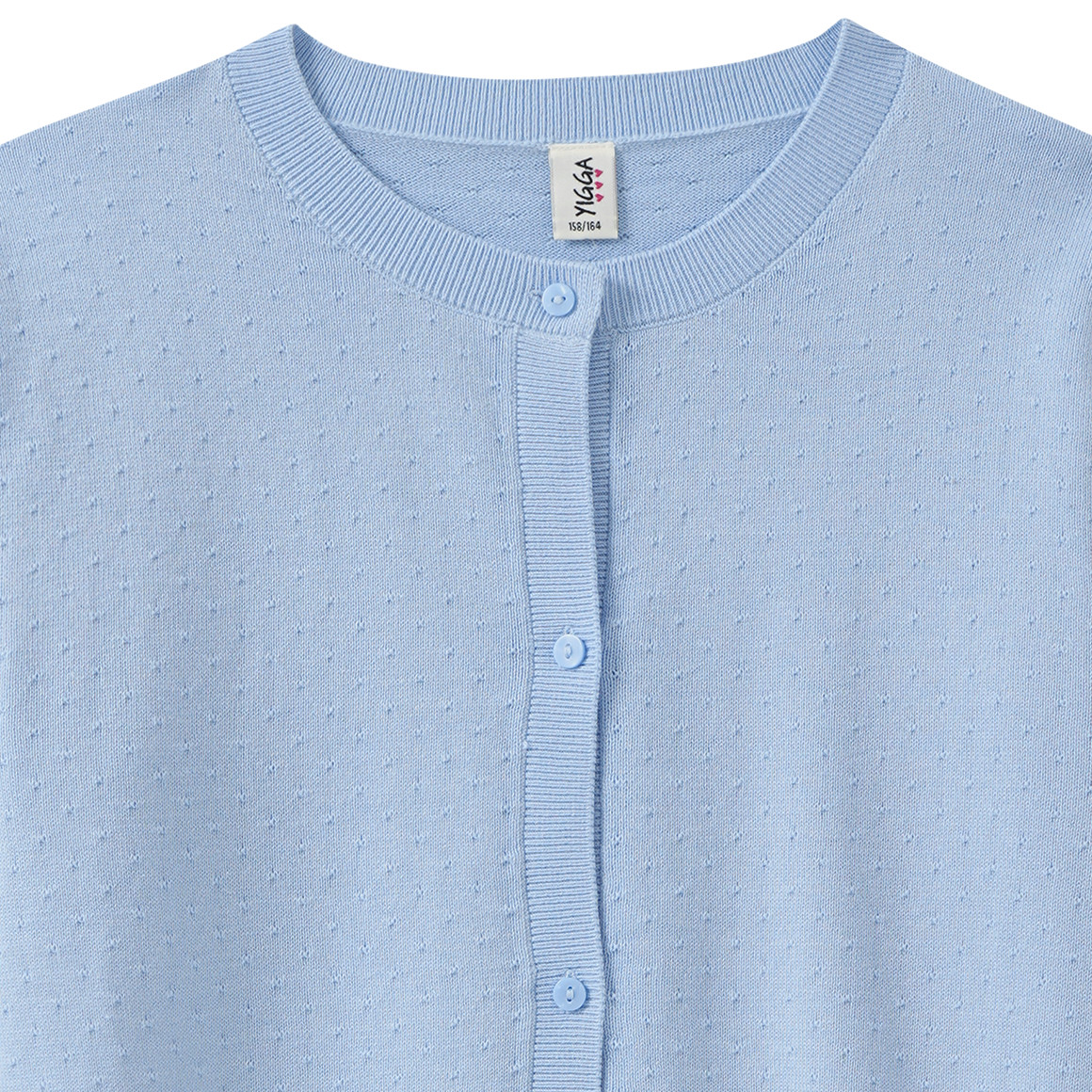 Mädchen Strickjacke mit Ajour-Muster