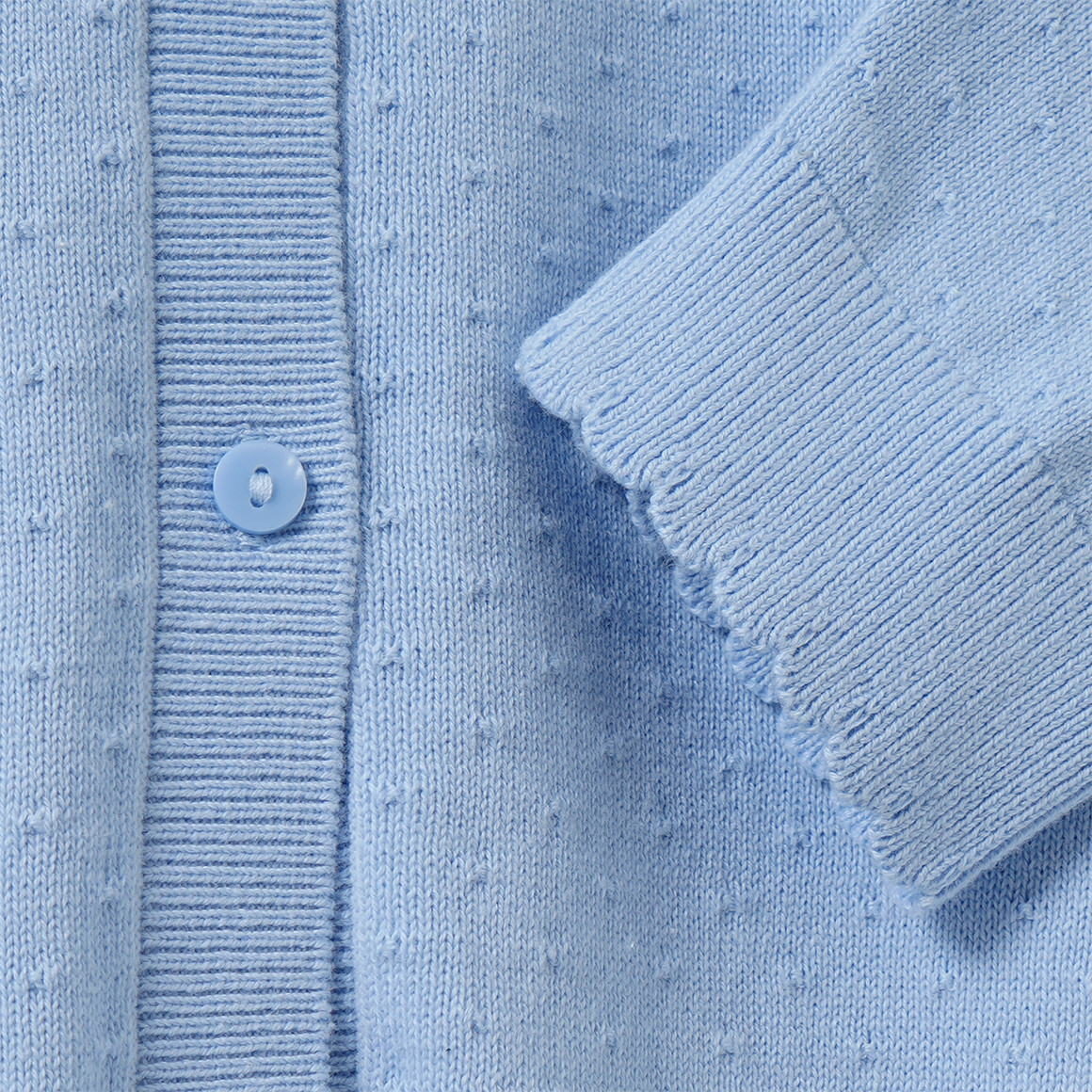 Mädchen Strickjacke mit Ajour-Muster