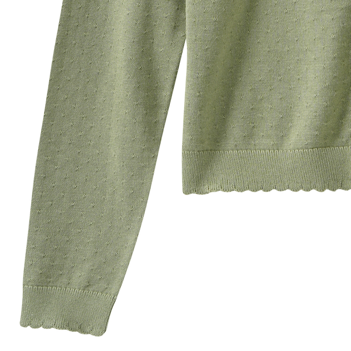 Mädchen Strickjacke mit Ajour-Muster