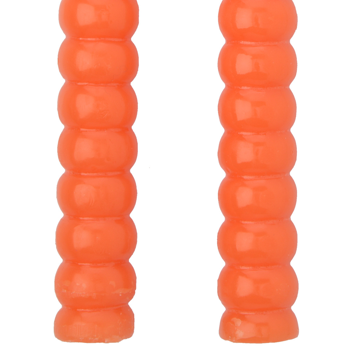 2 staafkaarsen in bubble-ontwerp