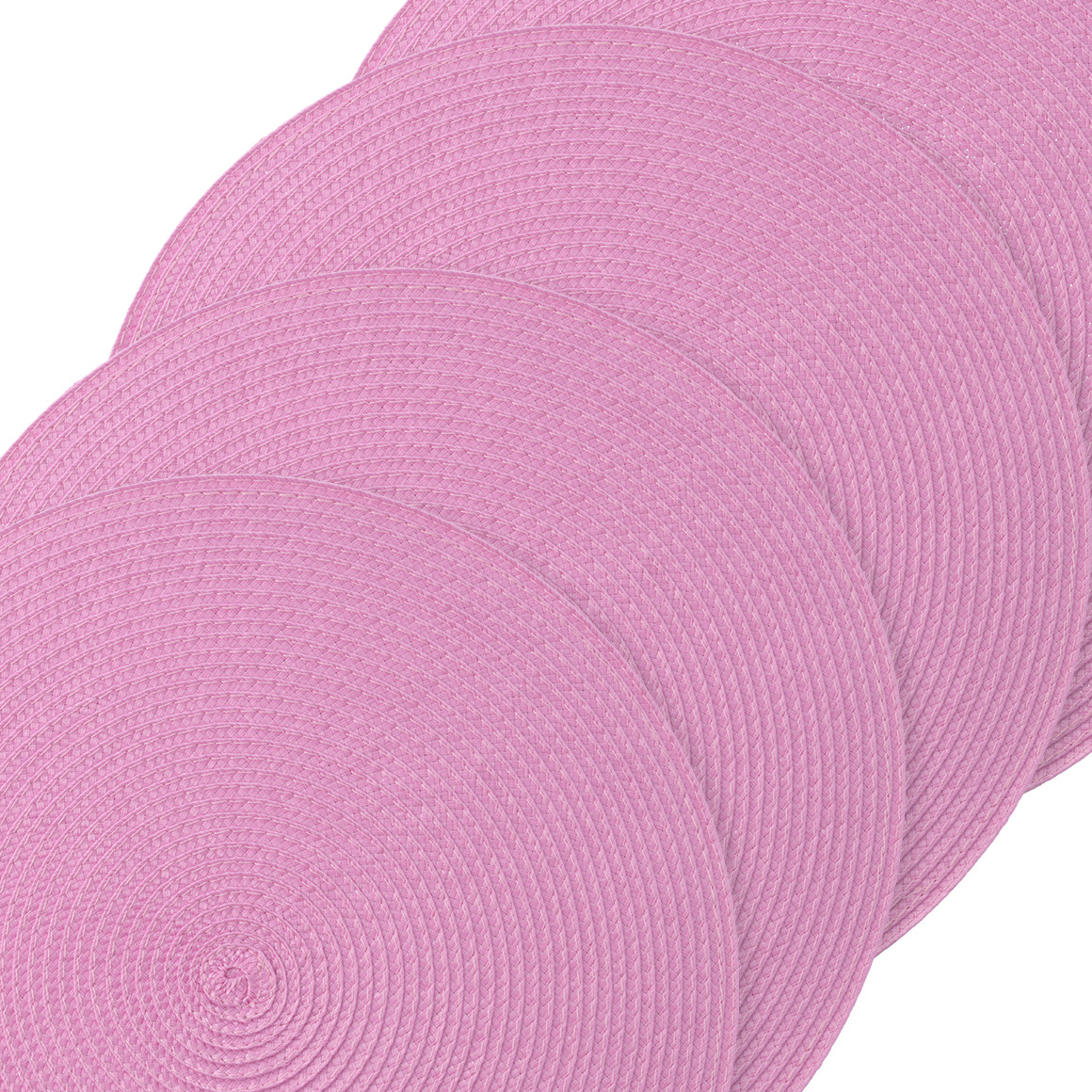 4 placemats in ronde vorm