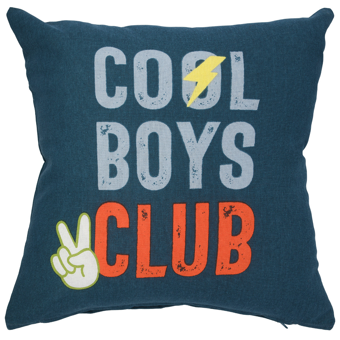 Kissenhülle mit Schriftzug-Print