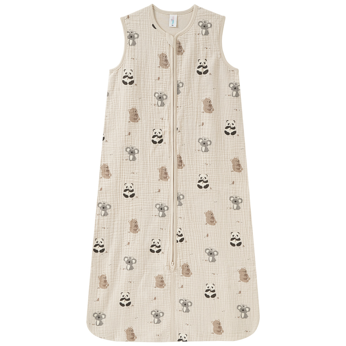 Baby Musselin-Schlafsack mit Tier-Print
