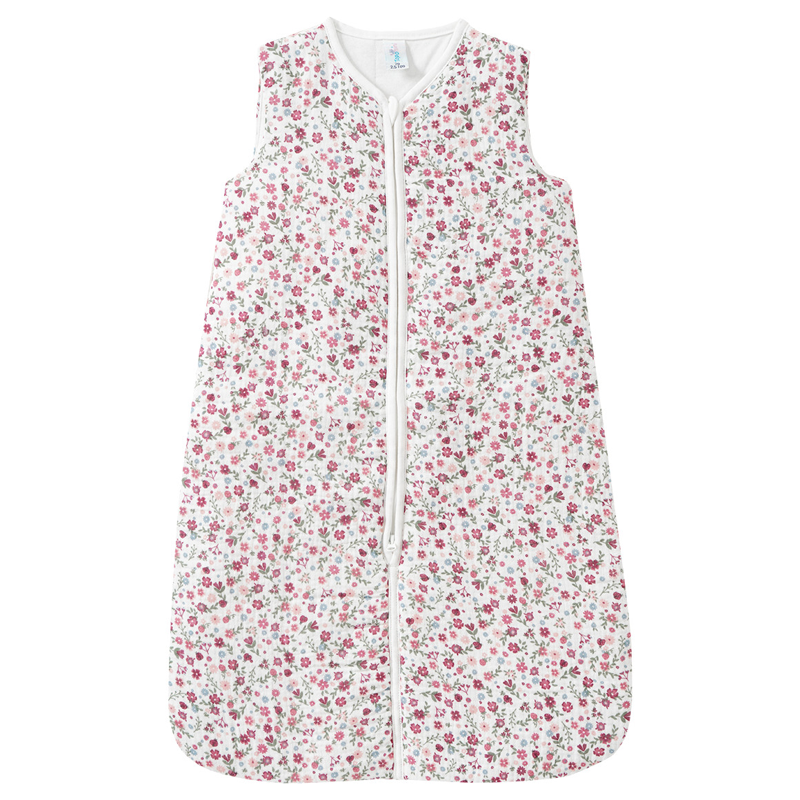 Baby Musselin-Schlafsack mit Blümchen