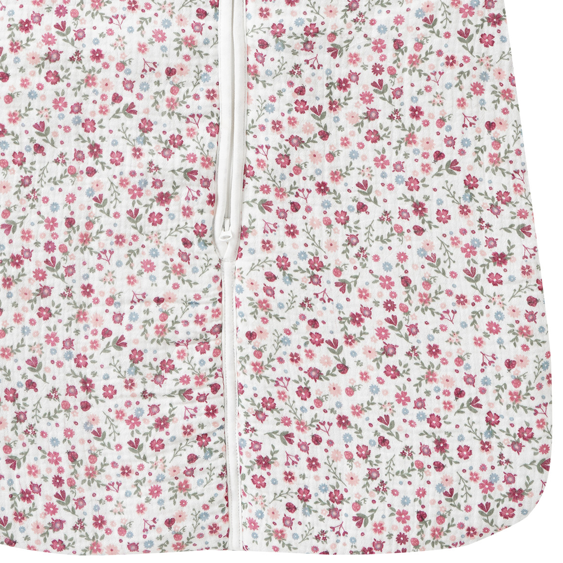 Baby Musselin-Schlafsack mit Blümchen