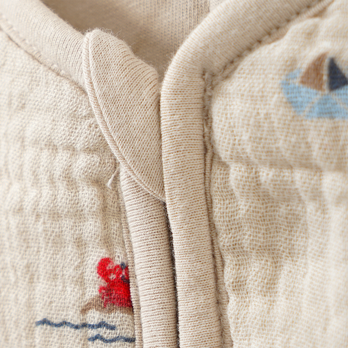 Baby Musselin-Schlafsack im maritimen Look