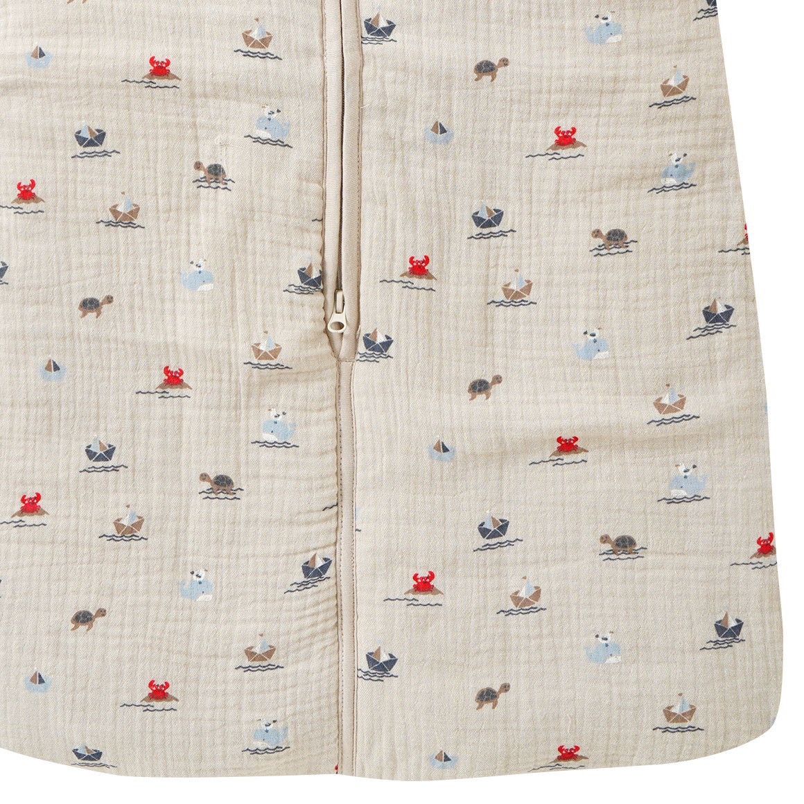Baby Musselin-Schlafsack im maritimen Look