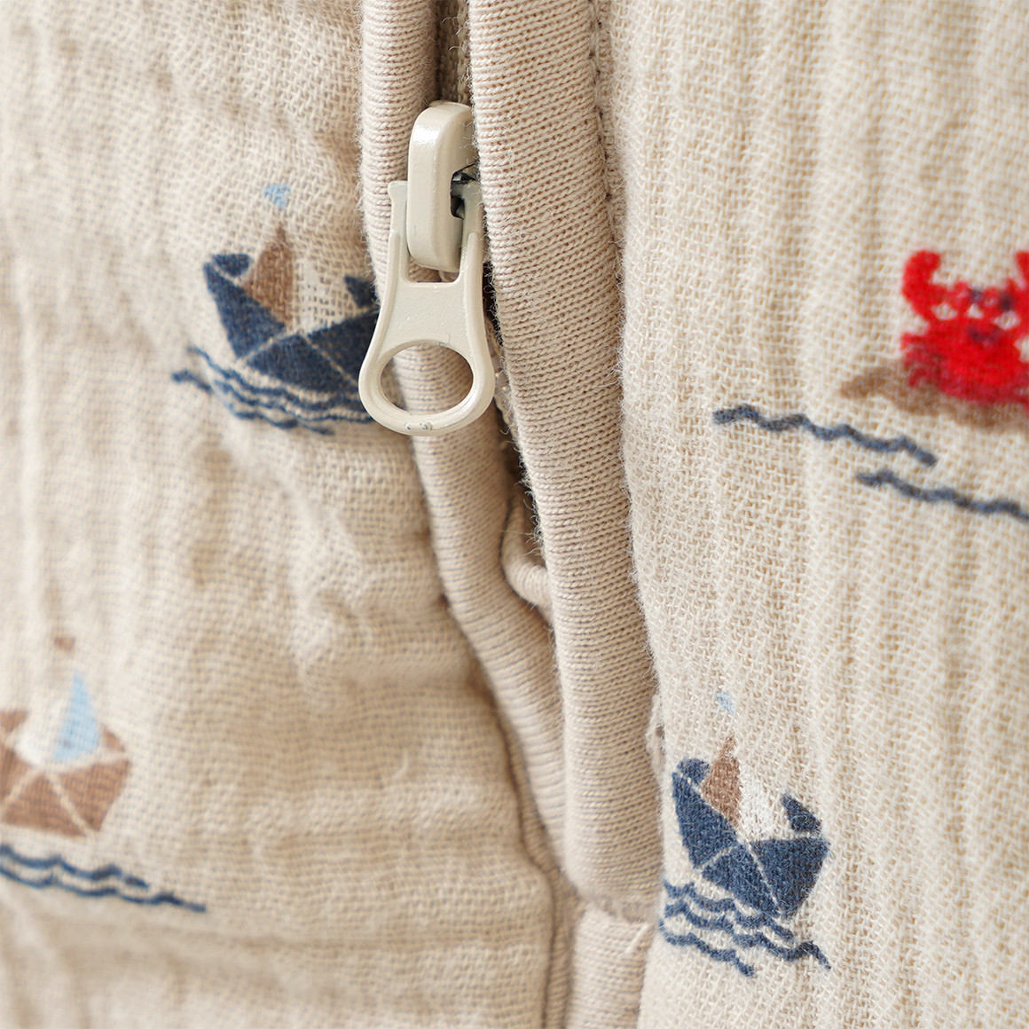 Baby Musselin-Schlafsack im maritimen Look