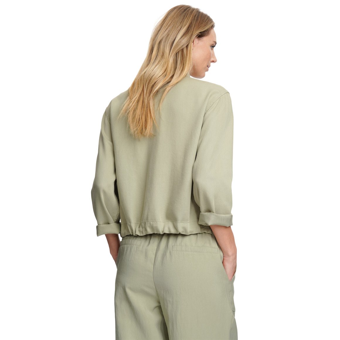 Damen Blusenjacke mit Knopfleiste
