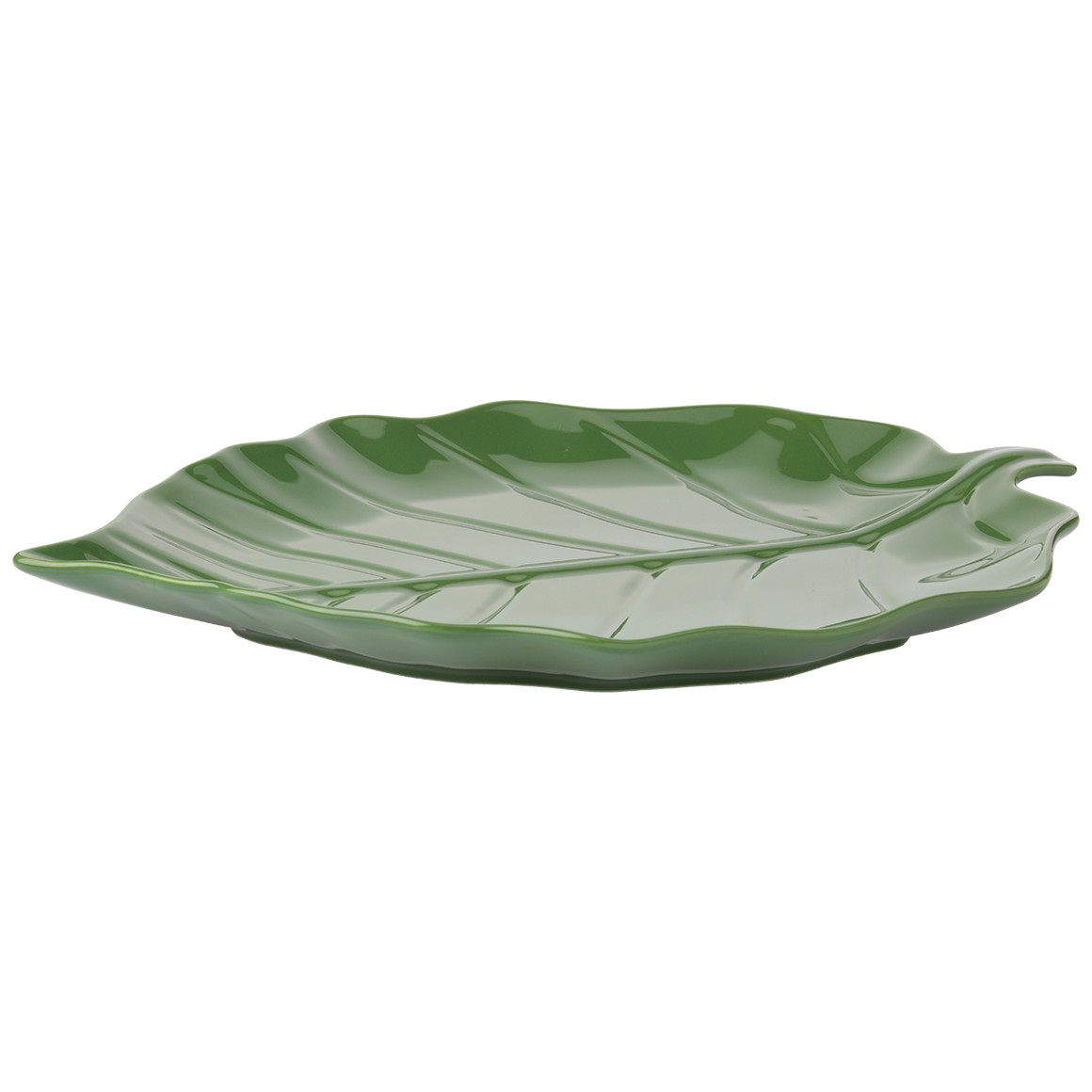 Servierplatte in Blatt-Design