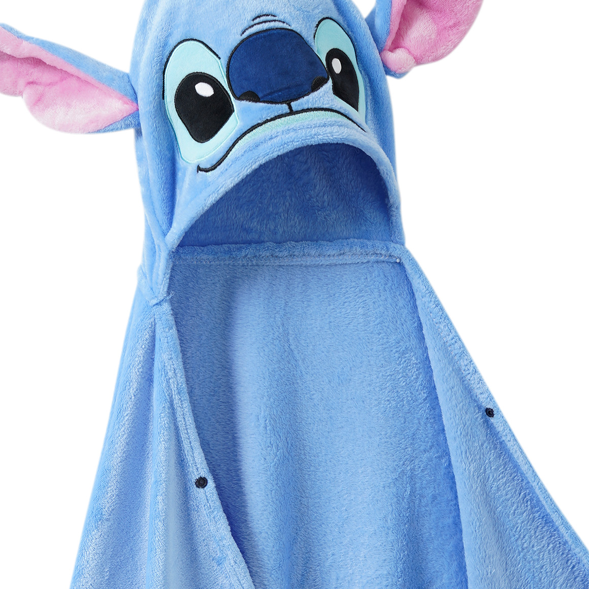 Stitch Kapuzendecke mit Druckknopf