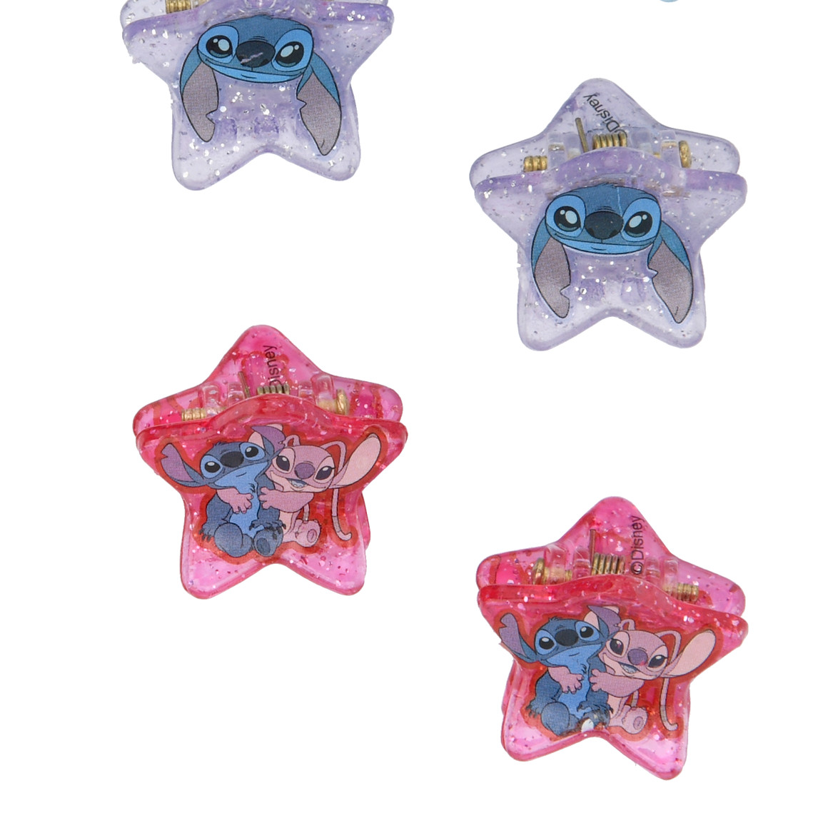 6 Stitch Haarspangen in Sternform