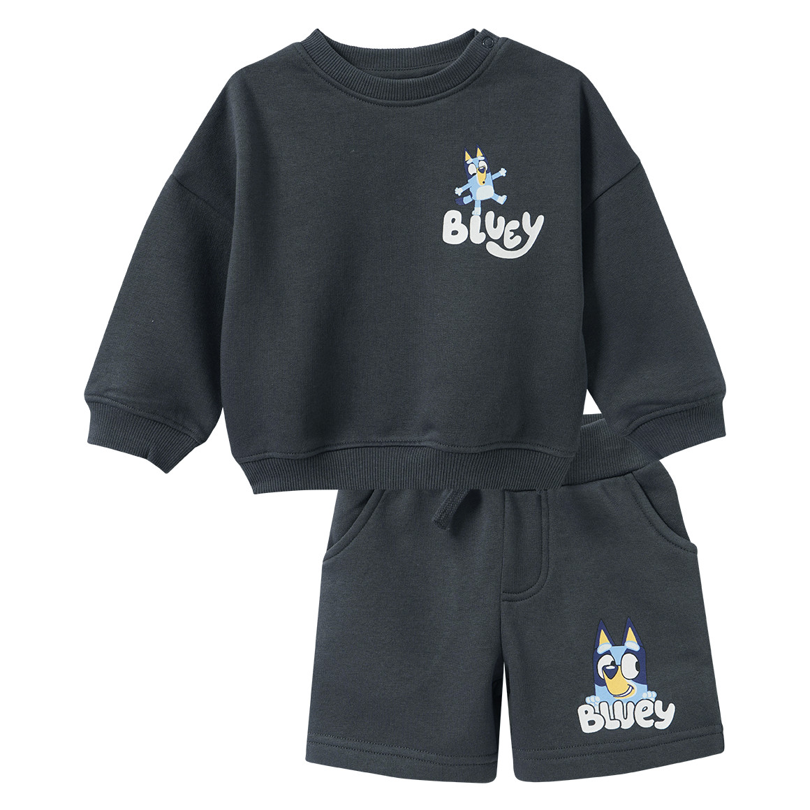 Bluey Sweatshirt und Joggingshorts im Set