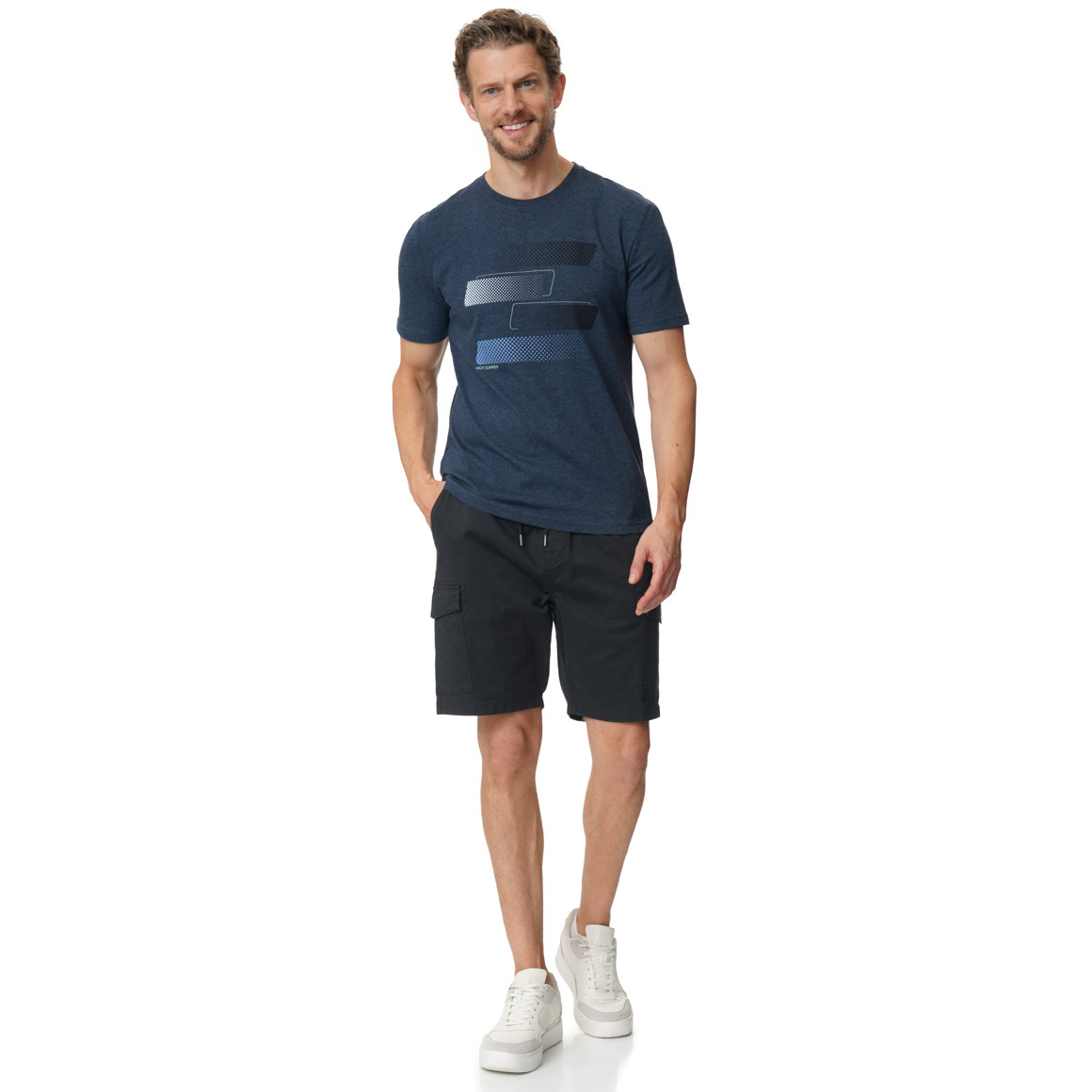 Herren Cargo-Shorts mit Tunnelzug