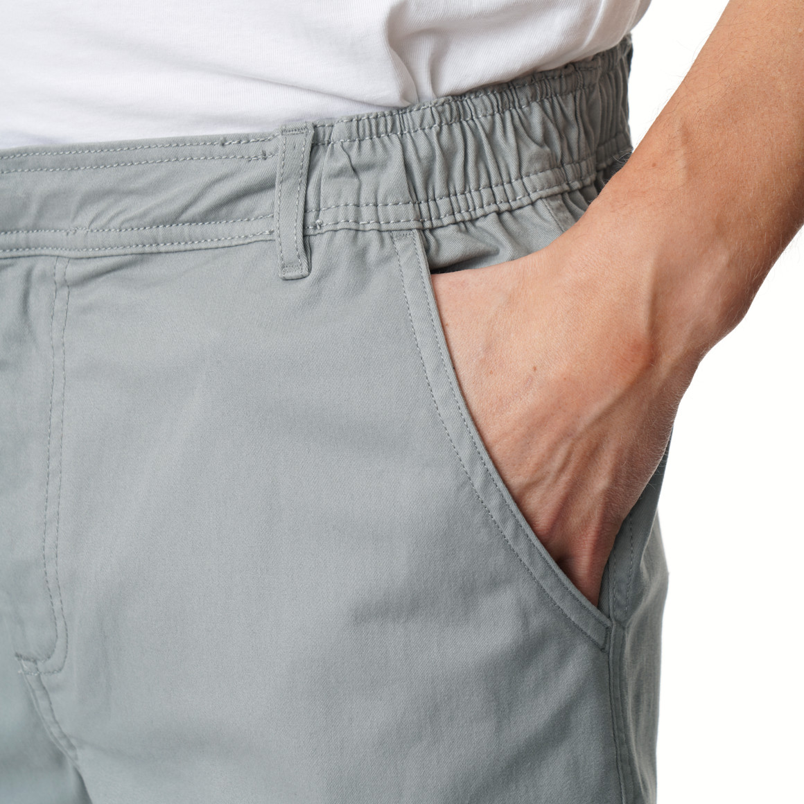 Herren Chino-Shorts mit Gürtelschlaufen