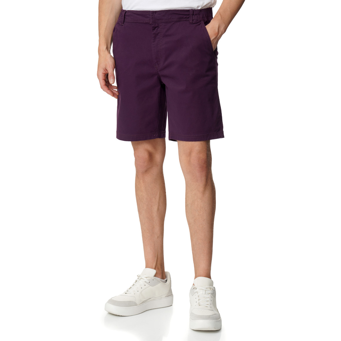 Herren Chino-Shorts mit Gürtelschlaufen