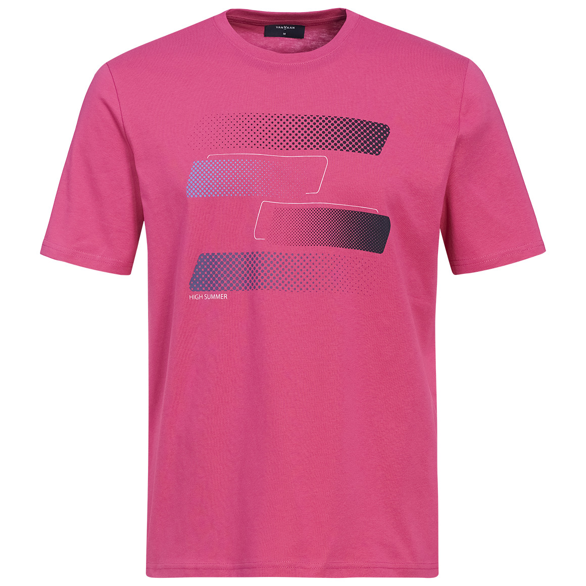 Herren T-Shirt mit Print in pink | Ernsting's family