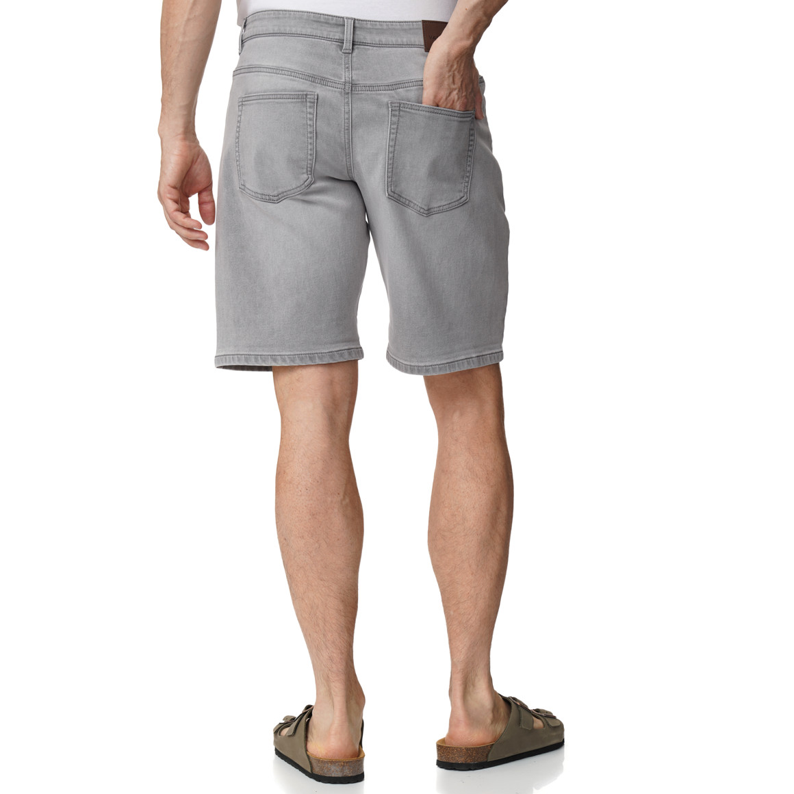 Herren Jeansshorts aus stretchigem Denim