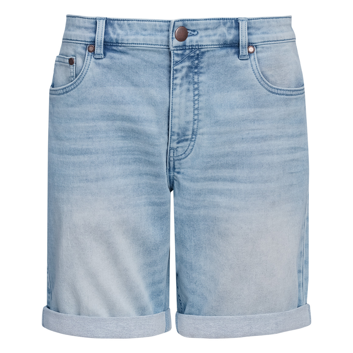 Herren Jeansshorts aus stretchigem Denim