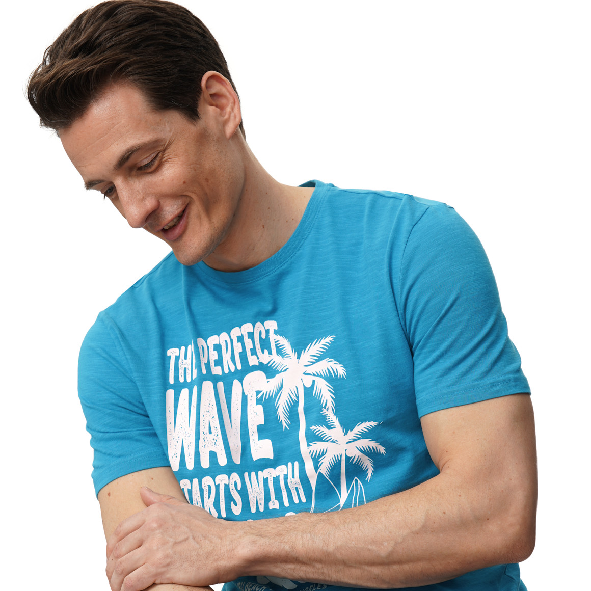 Heren T-shirt met print