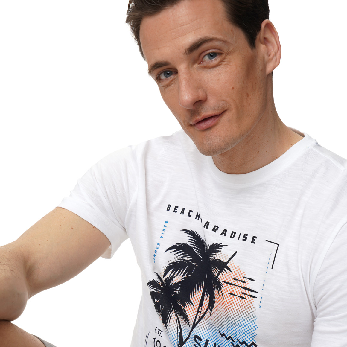 Heren T-shirt met print