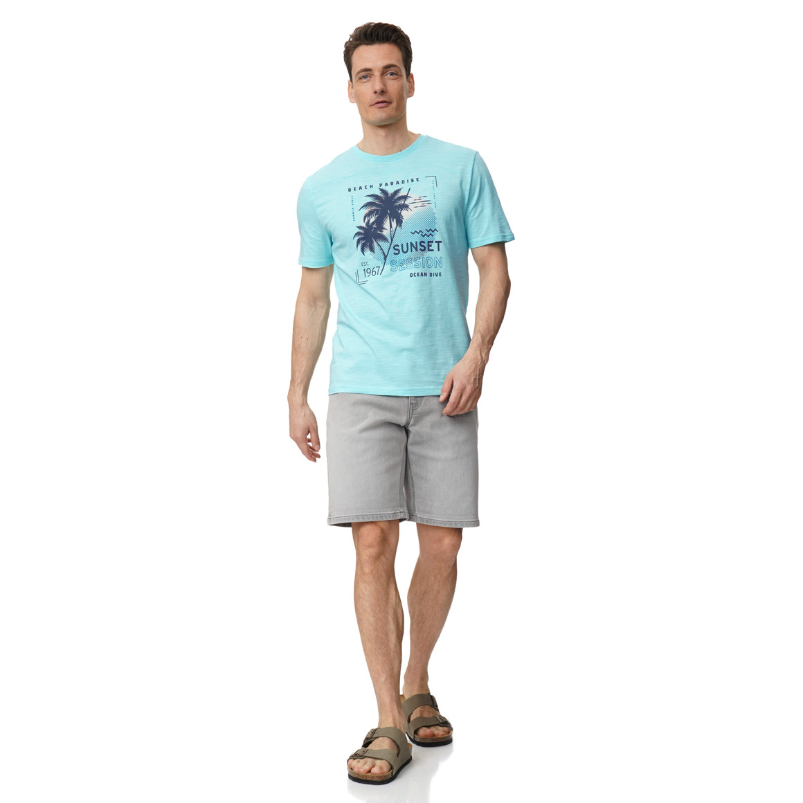 Heren T-shirt met print