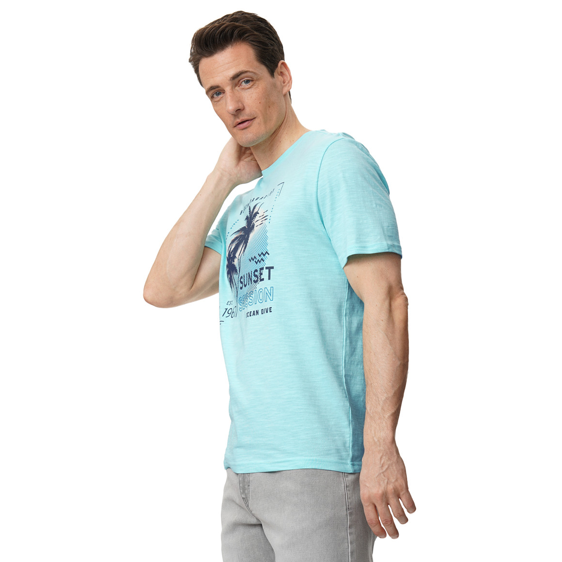 Heren T-shirt met print