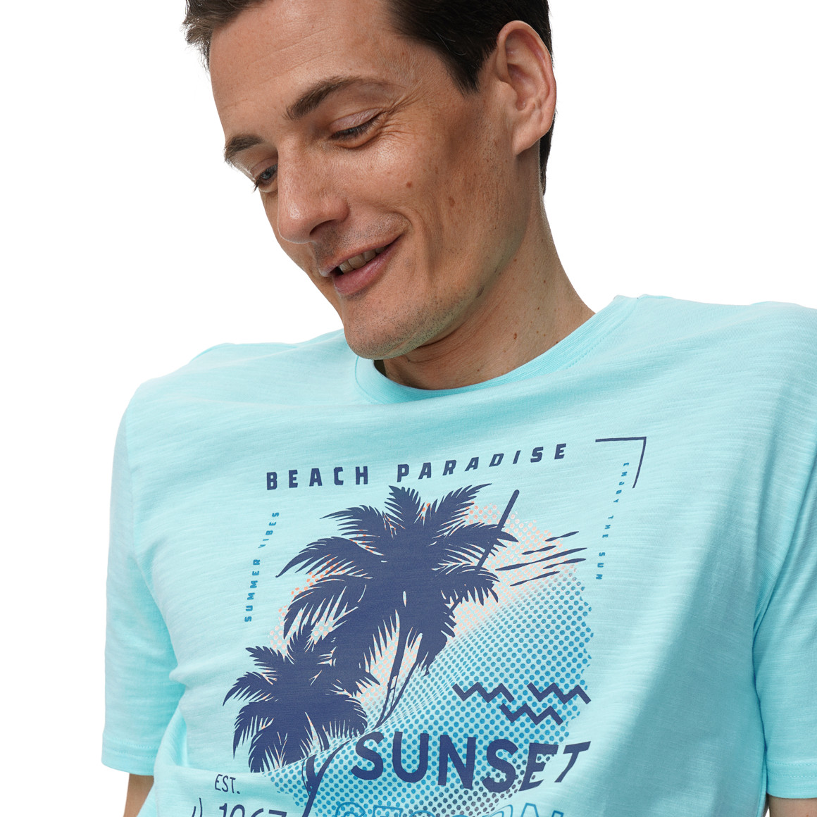 Heren T-shirt met print