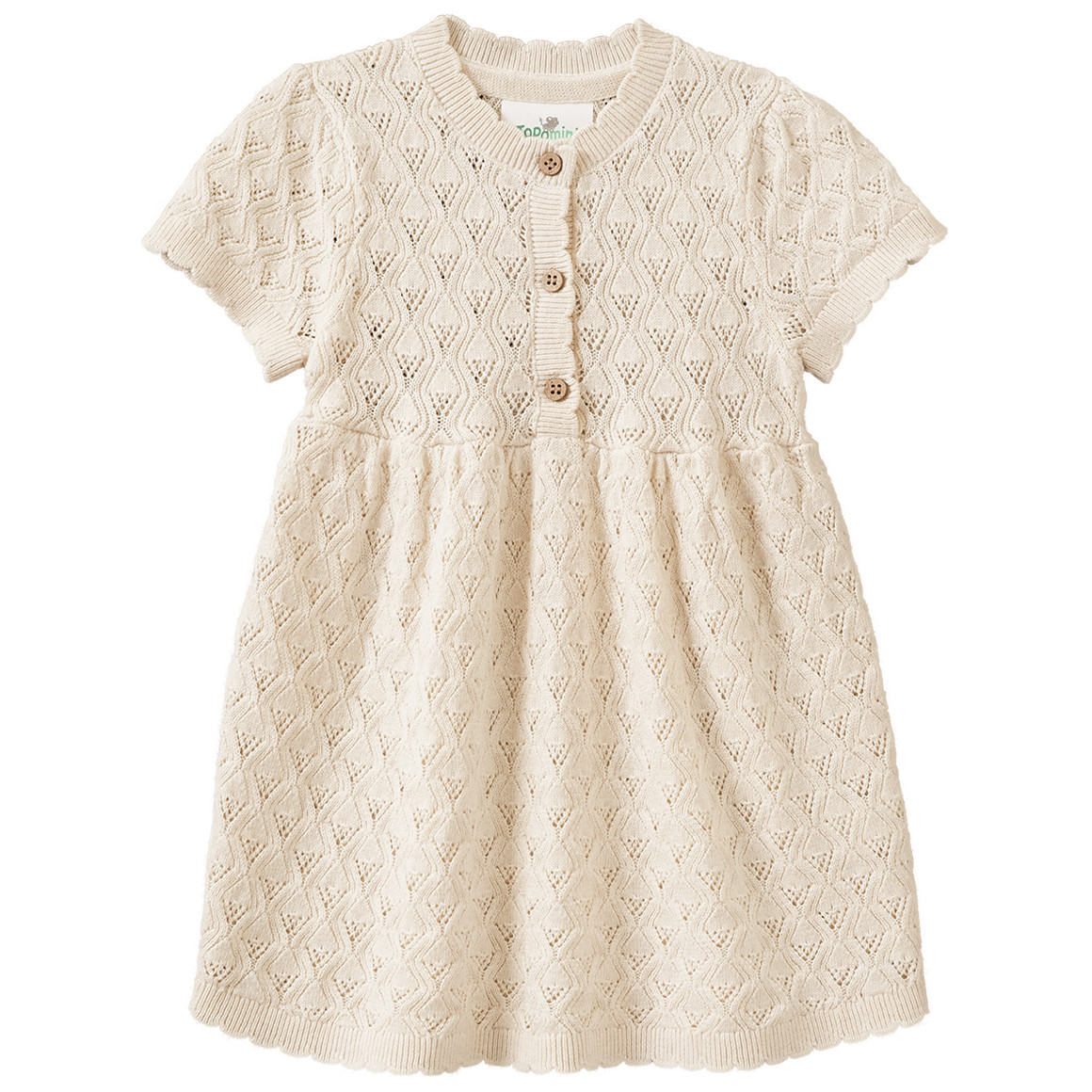 Baby Strickkleid aus Bio-Baumwolle