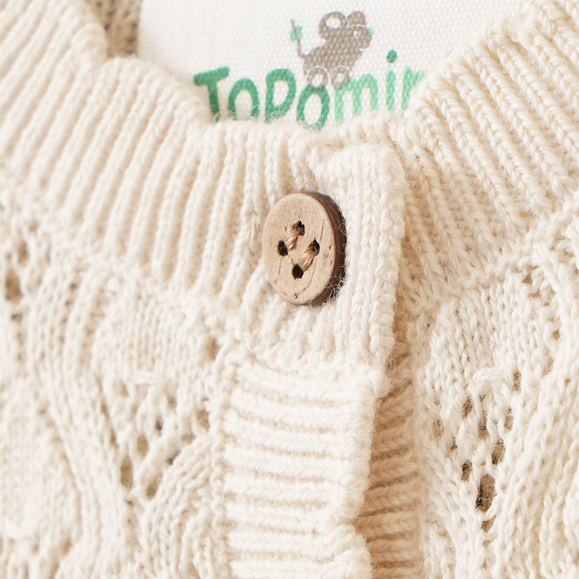 Baby Strickkleid aus Bio-Baumwolle