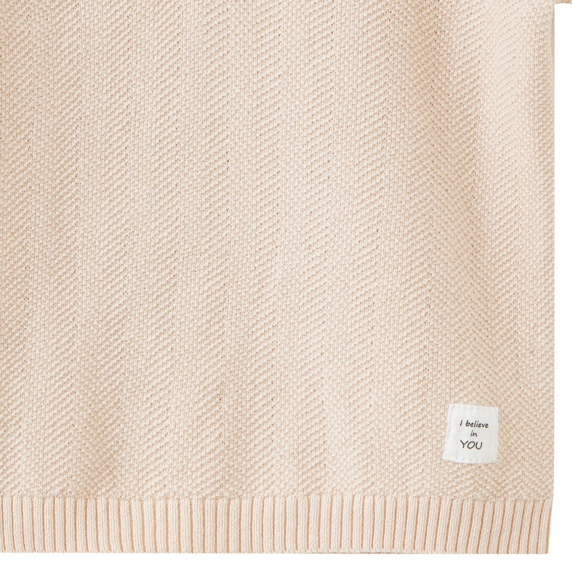 Baby Poloshirt mit Strickstruktur