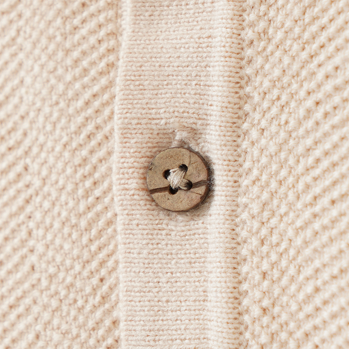 Baby Poloshirt mit Strickstruktur