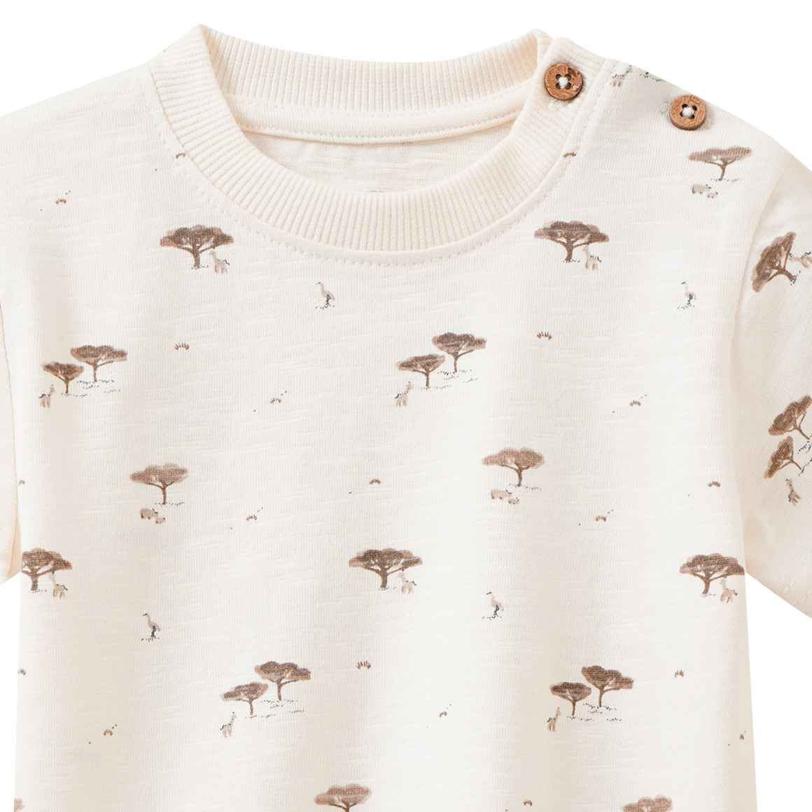 Baby T-Shirt mit Safari-Muster