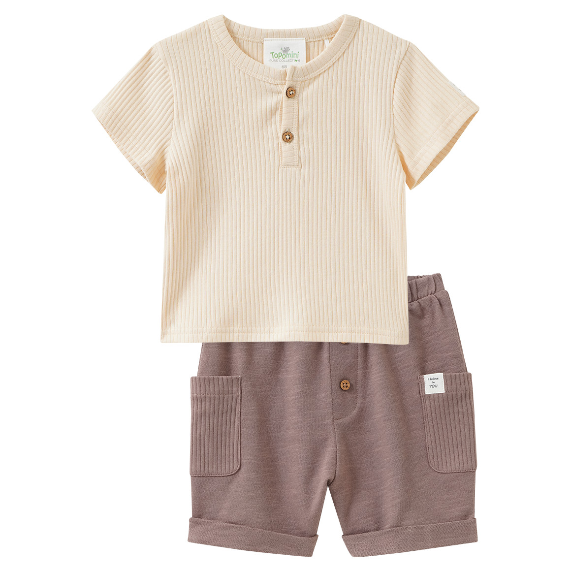 Newborn Set mit T-Shirt und Shorts