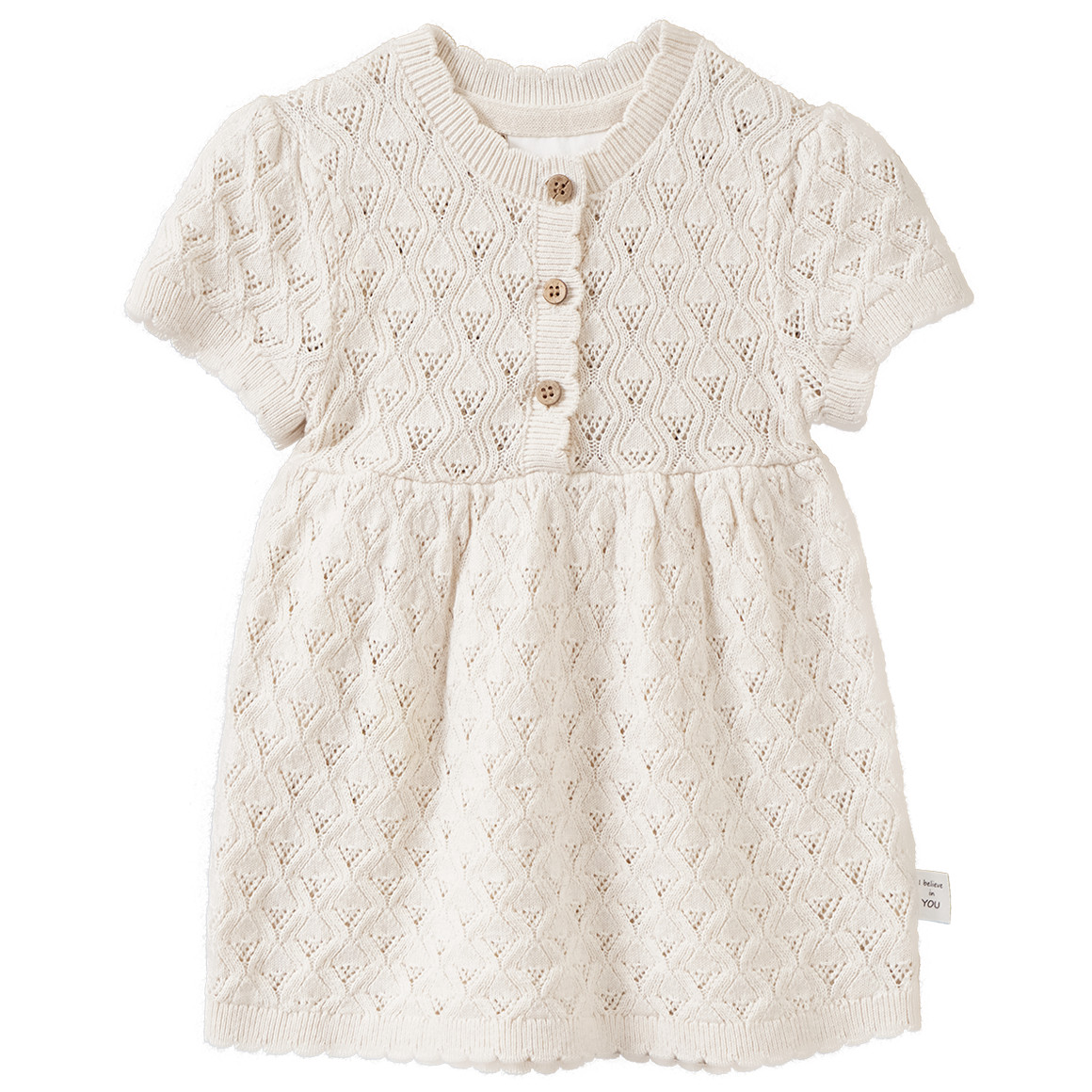 Newborn Set mit Strickkleid und Leggings