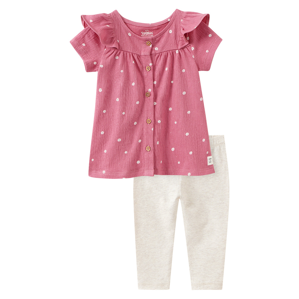 Newborn Set mit T-Shirt und Leggings